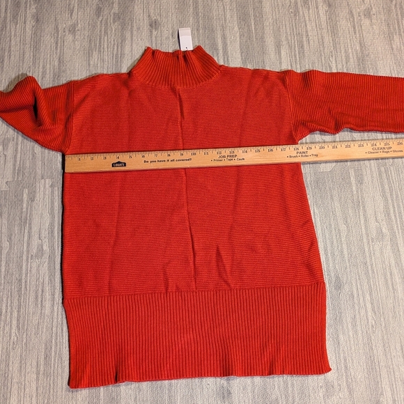 NWT Women's Talbots Rust Original Turtleneck Tunic Sweater | Size S - Picture 8 of 11